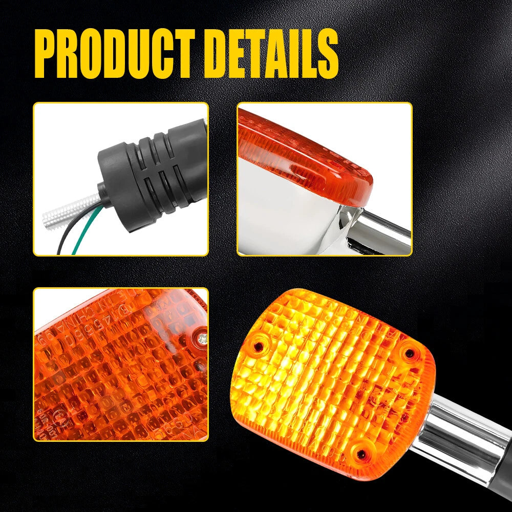 Set of 4 Turn Signal Blinkers for Honda Magna Rebel CMX 250 Shadow 600 750 1100