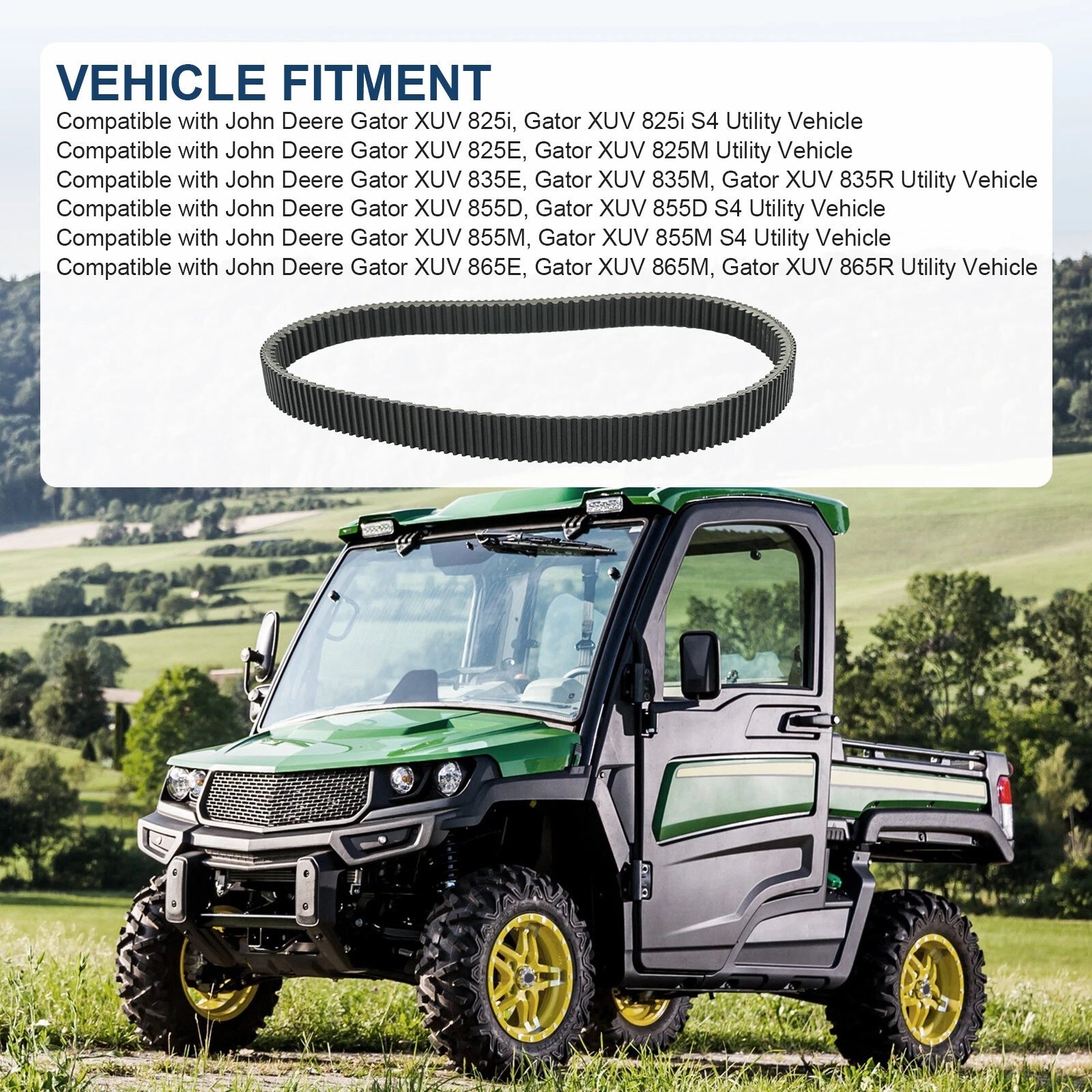 Drive Belt for John Deere XUV Gator 825i 855D 825M 855M 825E (2011–2021)