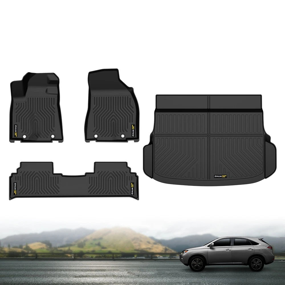 TPE Floor Mats Cargo Liner for Lexus RX270 (2013) All Weather Protection