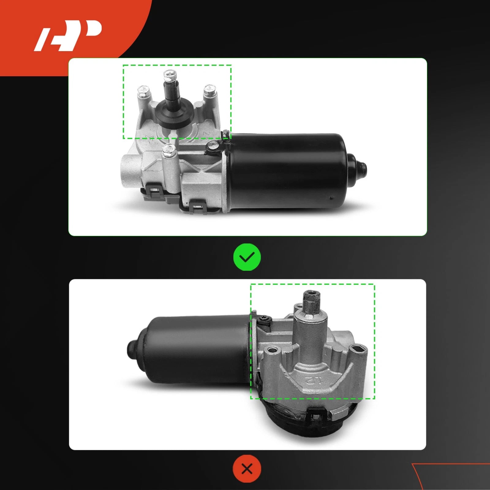Front Windshield Wiper Motor for Ford E-150 E-250 (2005-2014)
