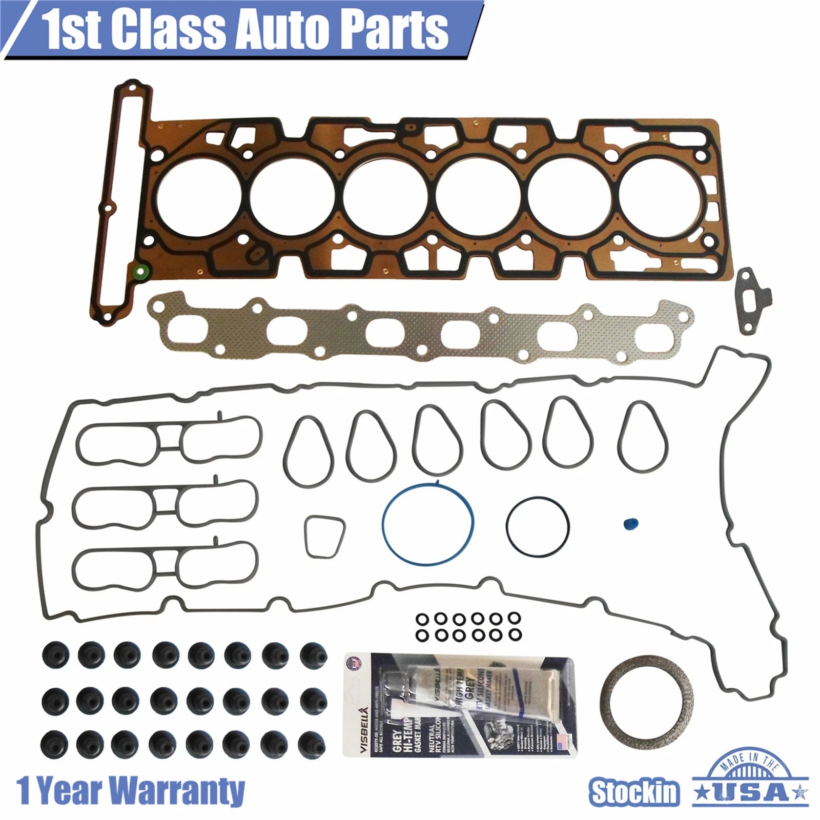 Cylinder Head Gasket Set for Buick Rainier GMC Envoy Isuzu Chevy Olds (2004–2009)
