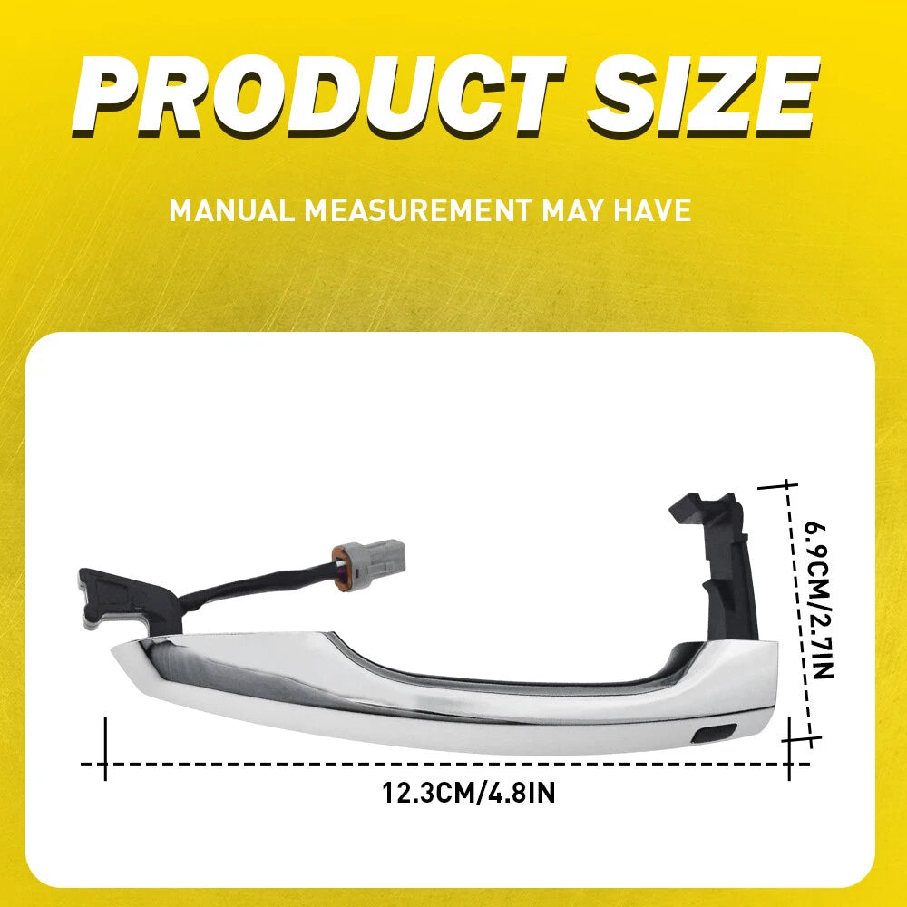 Front Right Outside Door Handle for Hyundai Elantra Sedan (2017–2020) w/ Smart Key