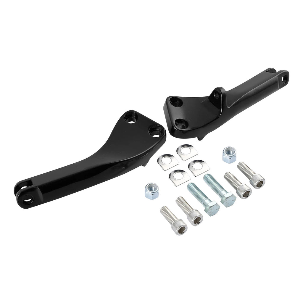 Passenger Foot Peg Mount Brackets for Harley Dyna Wide Glide Street Bob (2006–2017)