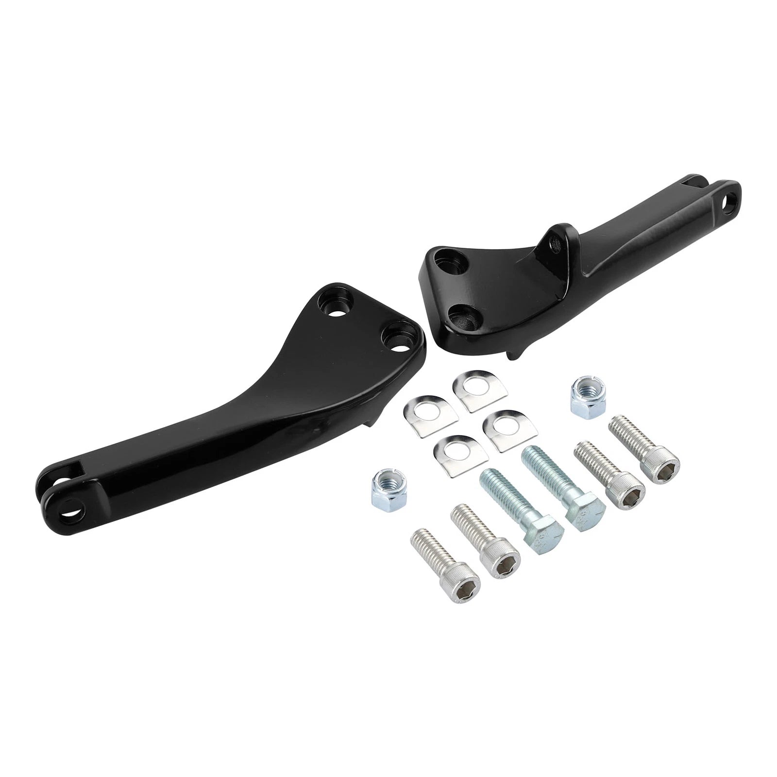 Passenger Foot Peg Mount Brackets for Harley Dyna Wide Glide Street Bob (2006–2017)