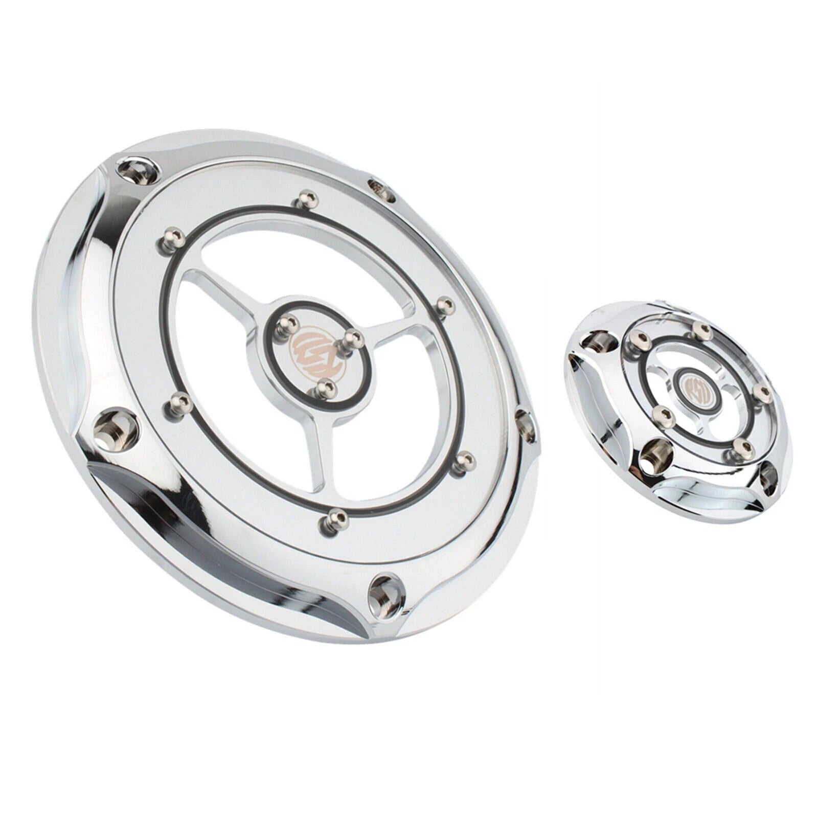 Chrome Alternator Stator Cover for Harley Road King Glide (2007–2016)