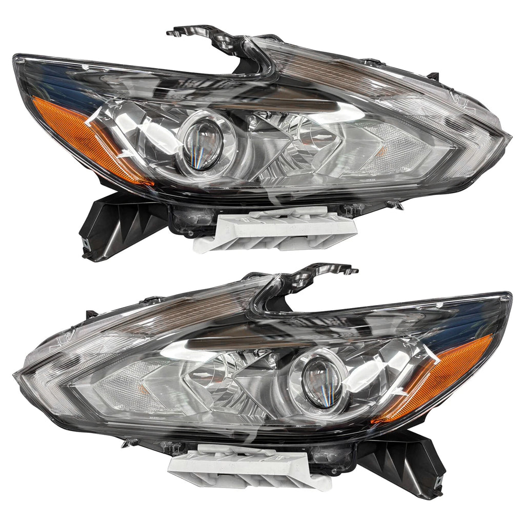 Set of 2 LED Headlights Assembly for Nissan Altima (2016–2018)