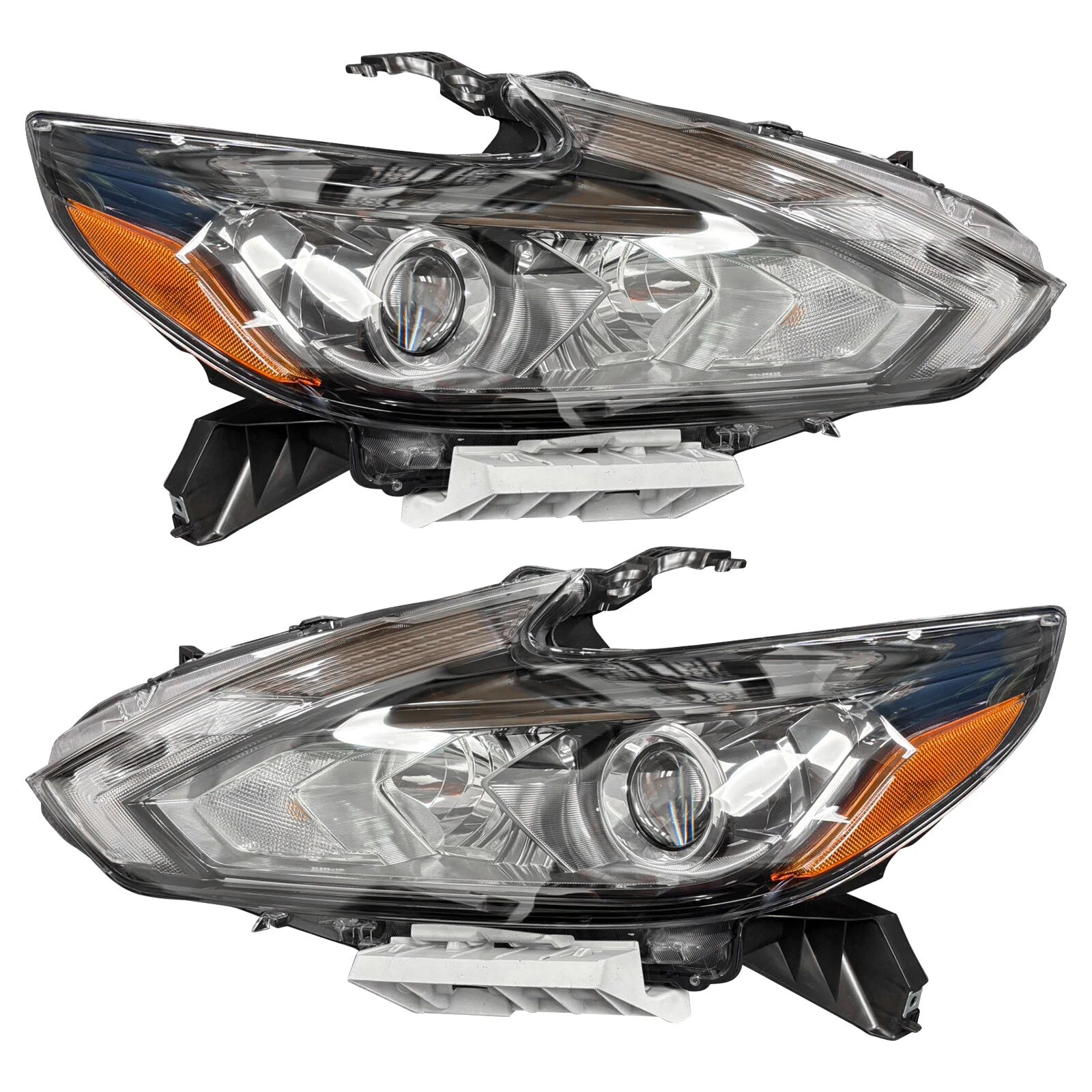 Set of 2 LED Headlights Assembly for Nissan Altima (2016–2018)