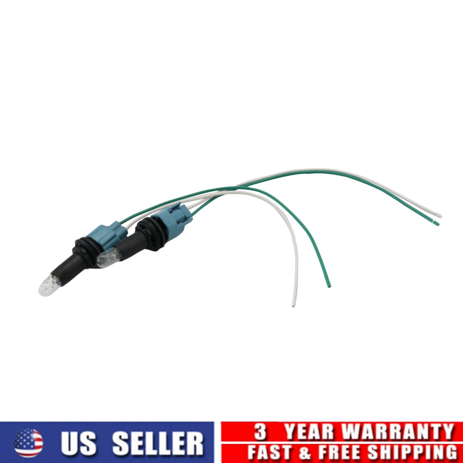 2X Parking Light Bulb & Socket Harness for Toyota Universal MDX ES IS NX