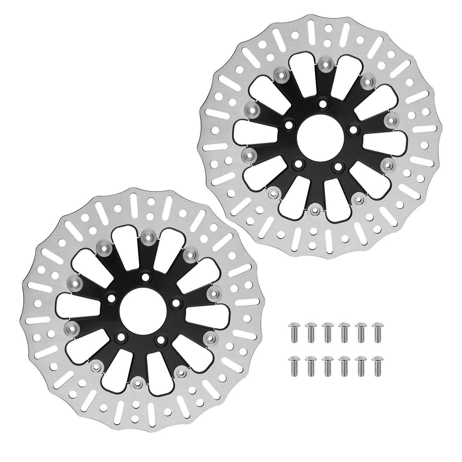 2X Floating Brake Rotors for Harley-Davidson Touring/Softail (2008–2024)