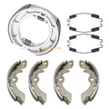 Front & Rear Brake Shoes for Suzuki LT250EF LT300E (1985–1989)