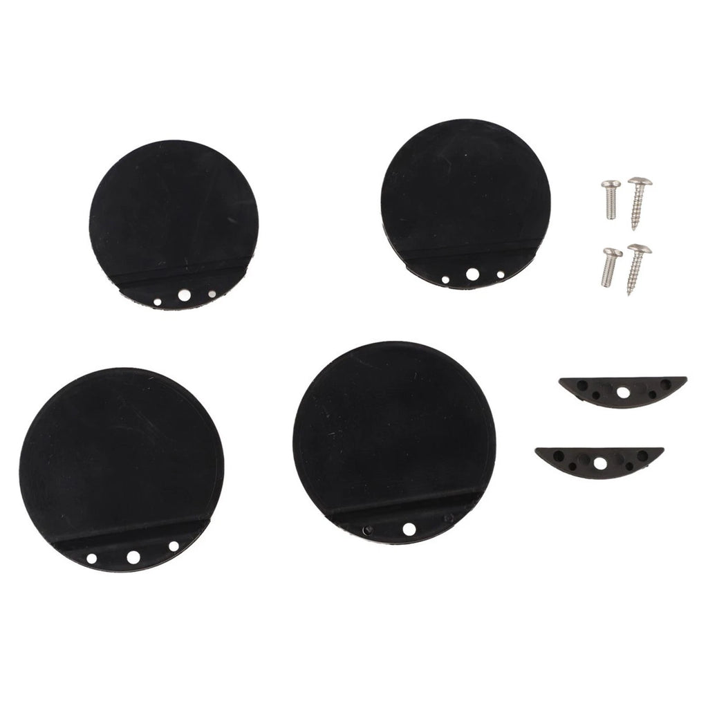 4X Boat Drain Cover Replacement Kit for Marine Drain Valve Repairs