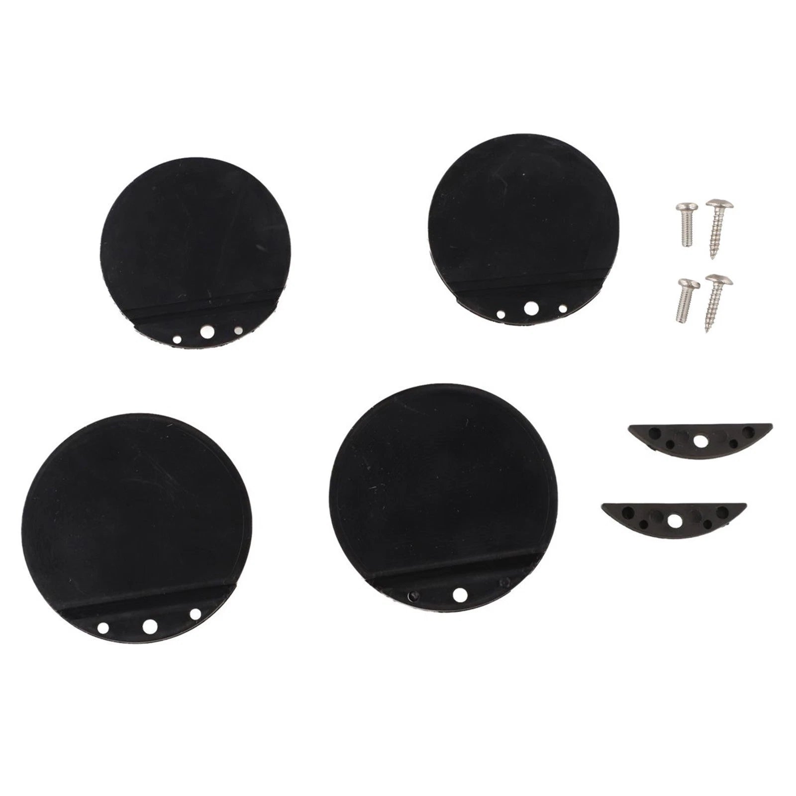 4X Boat Drain Cover Replacement Kit for Marine Drain Valve Repairs