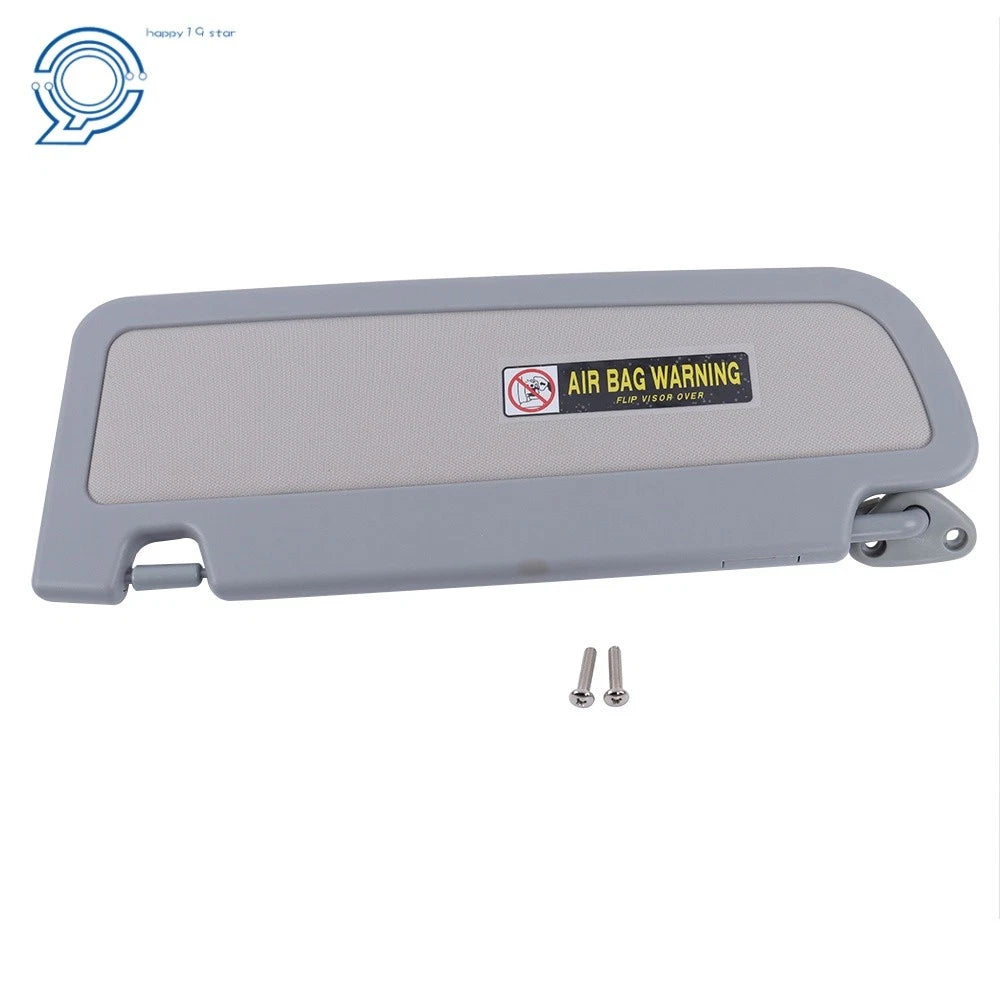 Passenger Sun Visor for Honda Civic (2006–2012) Light Gray