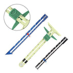 3-Piece Adjustable Sewing Gauge Set for Measuring Hem Seam Buttonhole Spacing