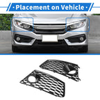 1 Pair Fog Light Grills for Audi RS7 (2014–2018) No. 4G8807681G