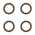 Set of 4 Cork Fuel Bowl Gaskets for Minneapolis Moline RTE (Fits 1J-5304)
