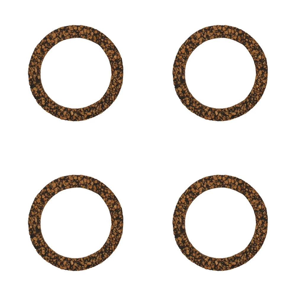 Set of 4 Cork Fuel Bowl Gaskets for Minneapolis Moline RTE (Fits 1J-5304)