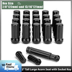 Set of 24 Wheel Lug Nuts 14x1.5 for Chevy Ford GMC Silverado F-150