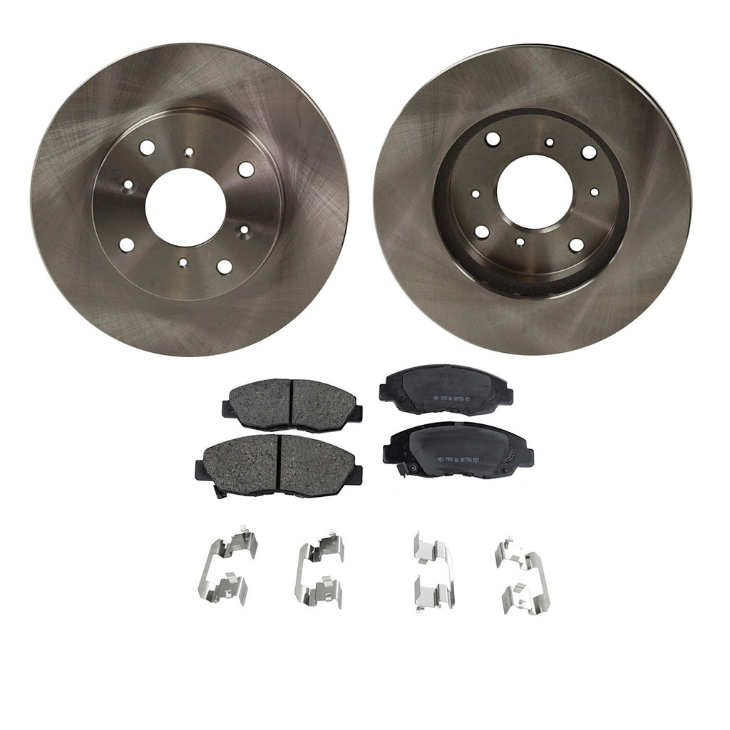 Disc Brake Rotor and Pad Kit for Acura CL (1998–1999)