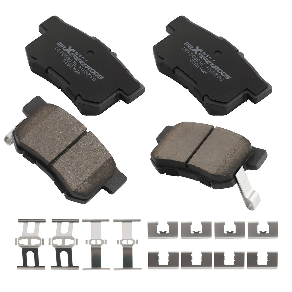 Set of 4 Rear Ceramic Brake Pads for Acura Vigor (1992–1994) Integra (1997–2001)