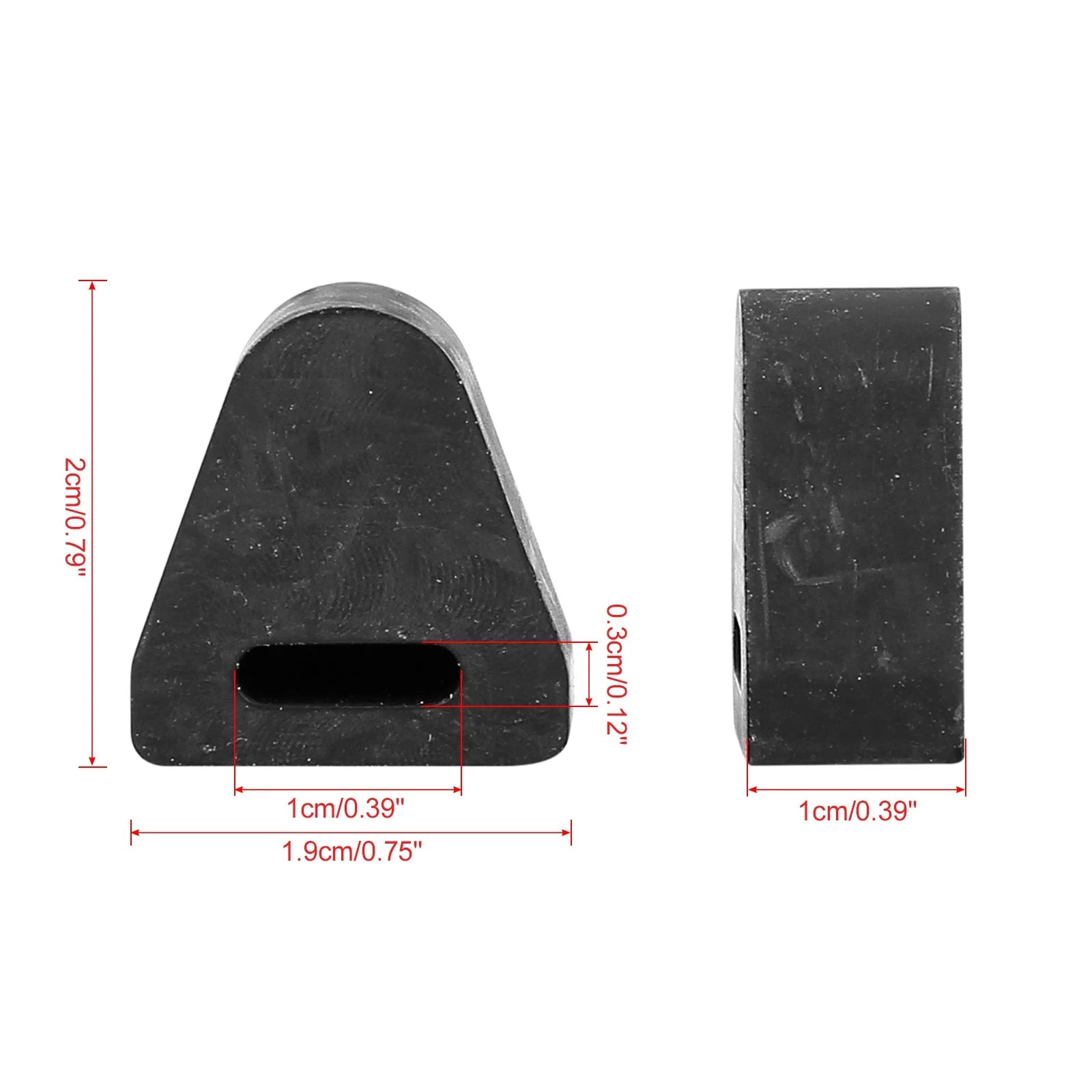 2 Pcs Tailgate Latch Rubber Stop Bumper for Chevrolet Silverado 