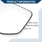 Heated Mirror Glass for Honda Civic (2016–2021) - Left Side Replacement