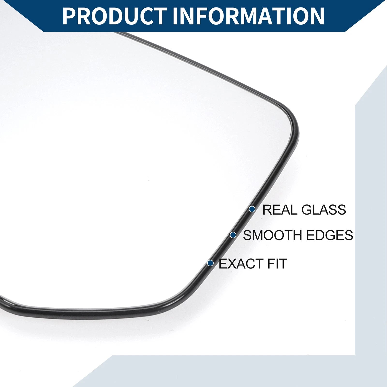 Heated Mirror Glass for Honda Civic (2016–2021) - Left Side Replacement