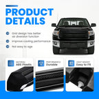 Gloss Black Hood Bulge Molding Grille Trim for Toyota Tundra (2014–2021)