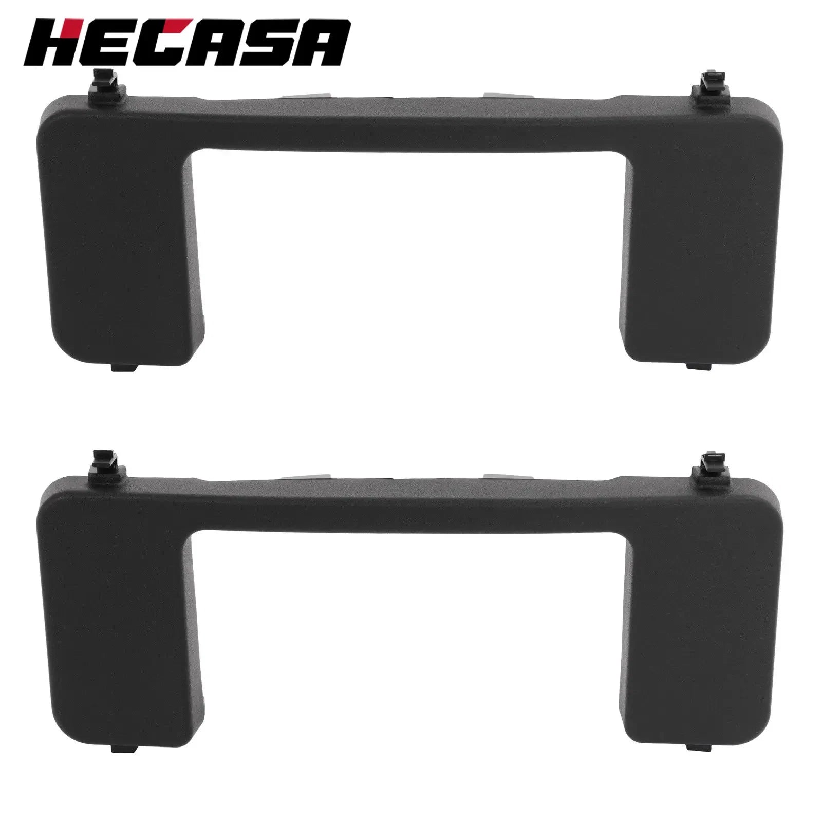 Pair Front Bumper Tow Hook Cover Cap for Ford F250/F350/F450 Super Duty (2017–2022)