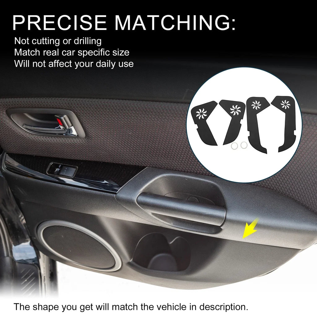 Car Door Leather Anti Kick Pad Sticker for Mercedes-Benz GLS (2017)