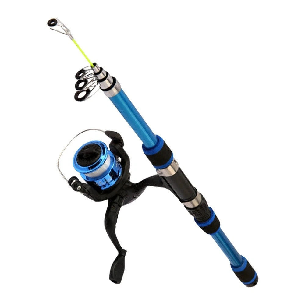 Fishing Rod Set with Reel and Bait for Freshwater and Saltwater (1)