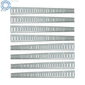 8 Pack E Track Tie Down Rails for Trucks (Galvanized Steel)