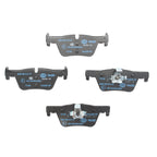 Set of 4 Hella Rear Low-Met Disc Brake Pads for BMW F22 228i F23 228i xDrive