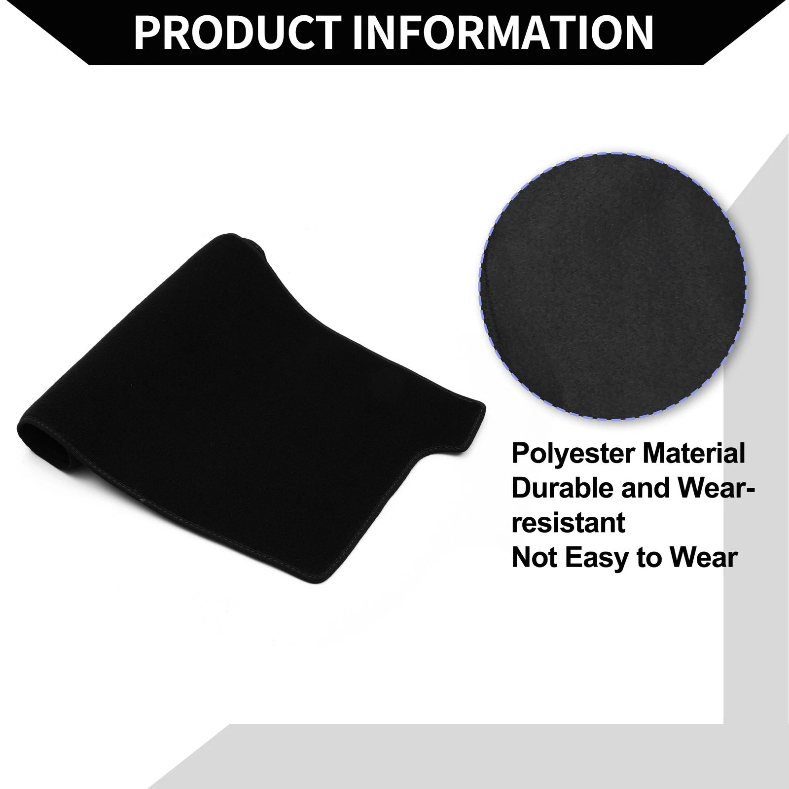 Dashboard Cover Mat for Mazda CX-5 CX-8 (2017–2021) - Black