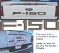 Tailgate Insert Letters for Ford F-150 (2021–2025) Woodland Green Tan