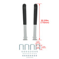 2" Trailer Frames Pair of Zinc-Plated Guide On for Pontoon Boat