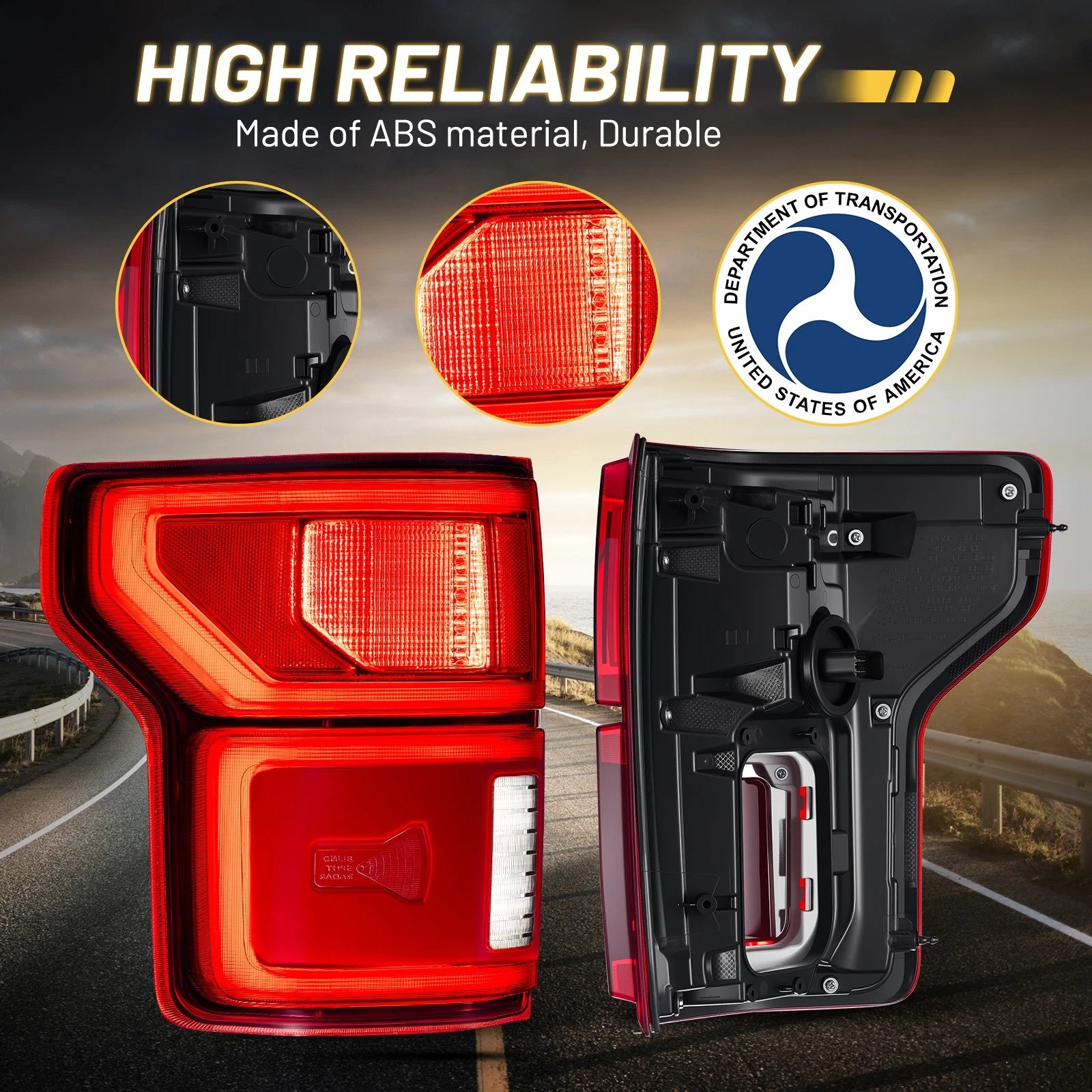 LED Left Driver Tail Light for Ford F150 (2018-2020)
