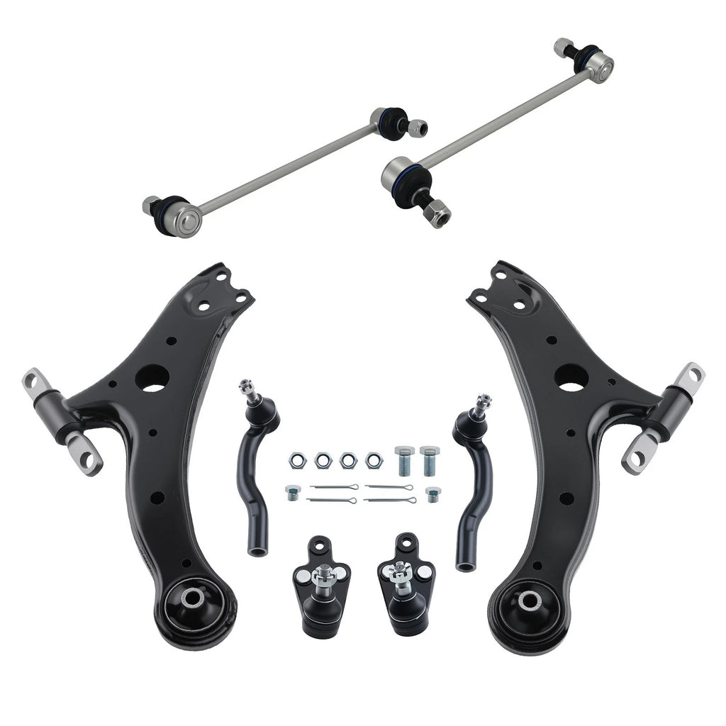8pc Front Lower Control Arms Suspension Kit for Avalon (2005–2012)