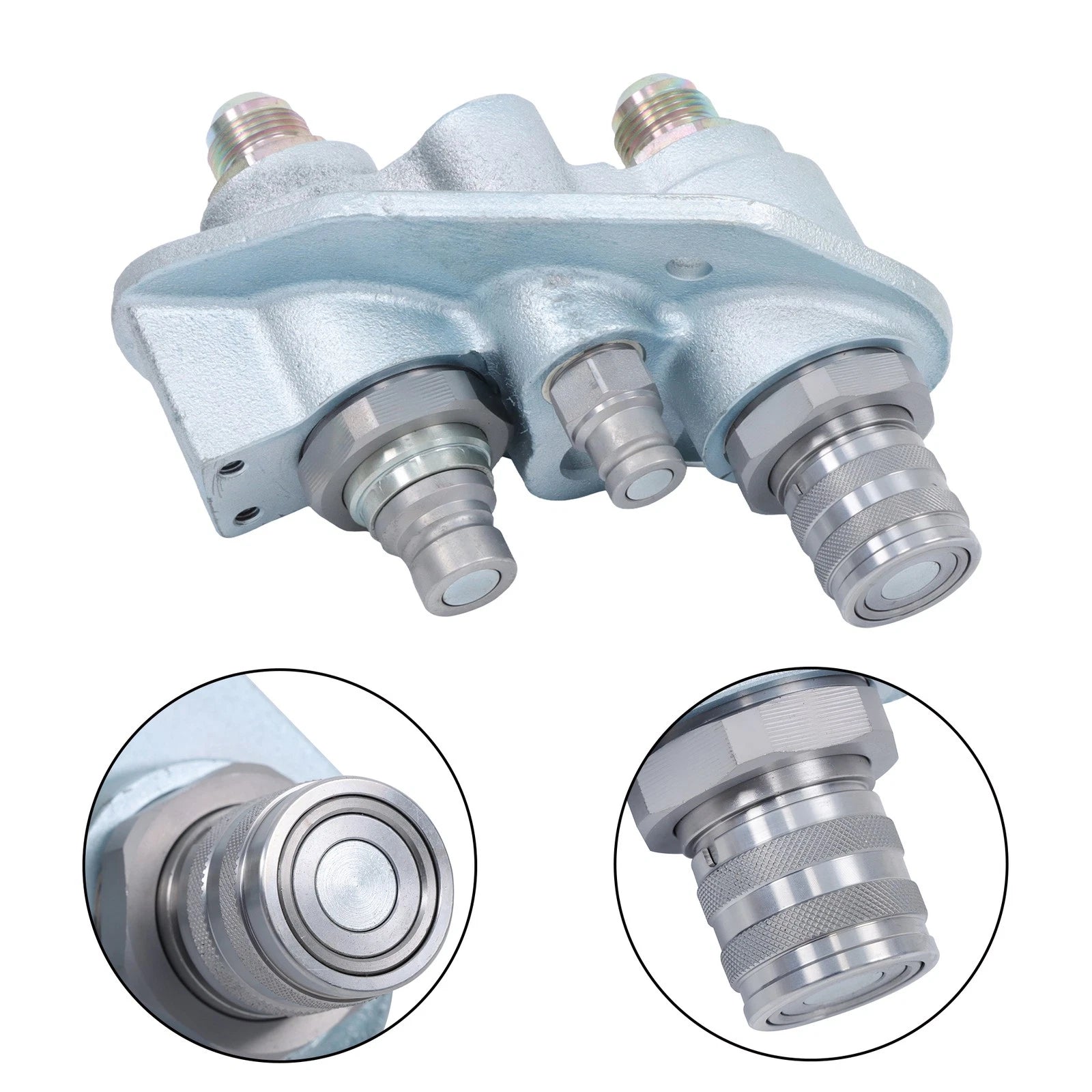 Hydraulic Flat Face Quick Coupler Block Assembly for Bobcat A770 (2008–2018)