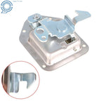 Toolbox Lock Key Latch Paddle Handle for RV Trailer (4-3/8" x 3-1/4")