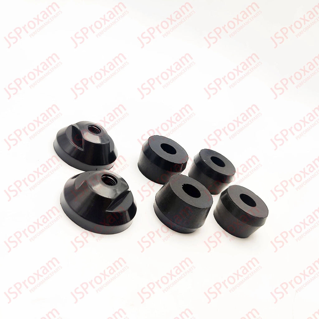 Set of 4 Bushings 23-99291T & 2 End Caps 19-14842 for Mercruiser R/MR/Alpha One