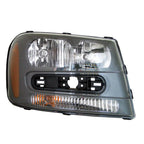Head Light Assembly Replacement Passenger Side w Grille Notch for Toyota Hilux (2005–2015)