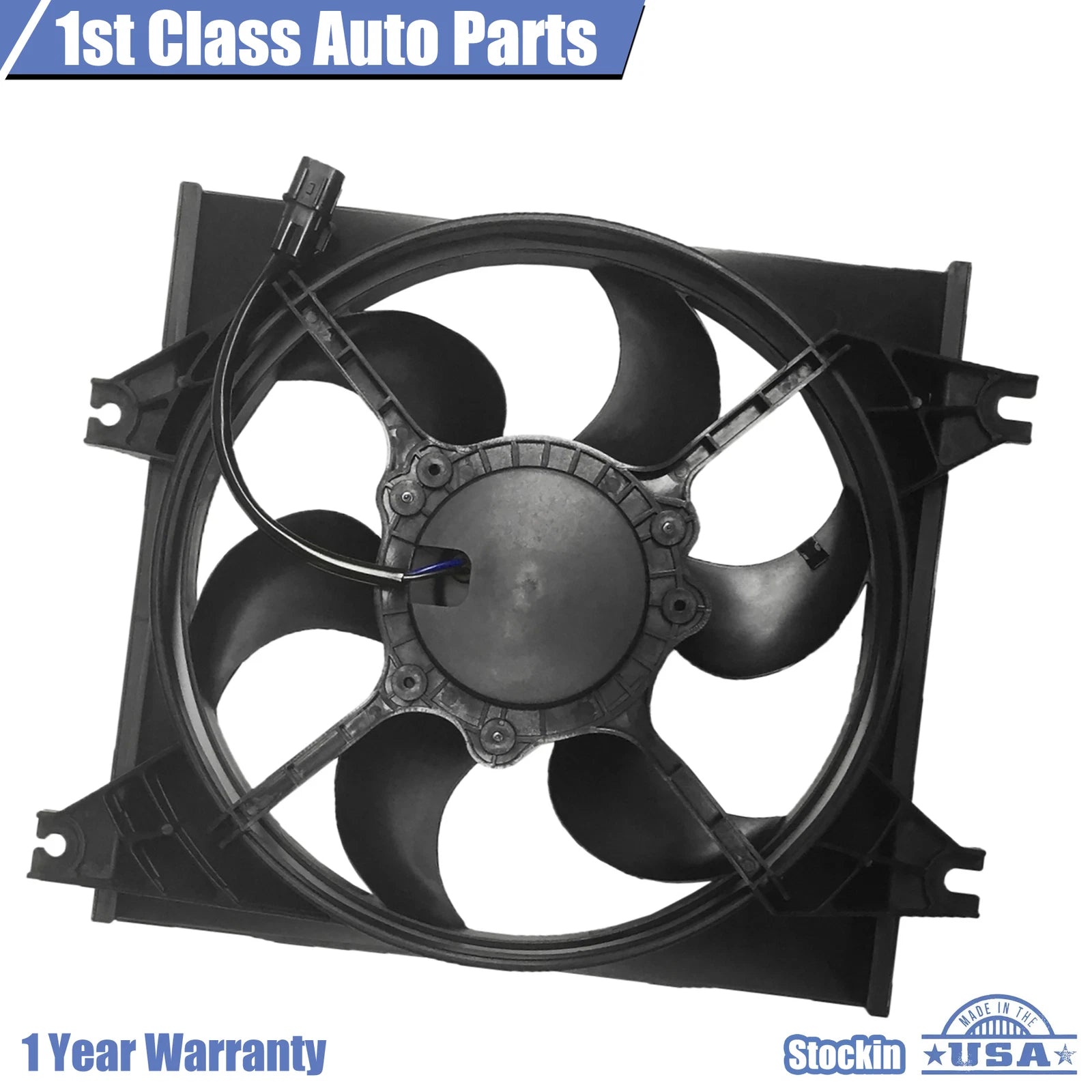 A/C Condenser Cooling Fan Assembly for Hyundai Accent (2000–2005)