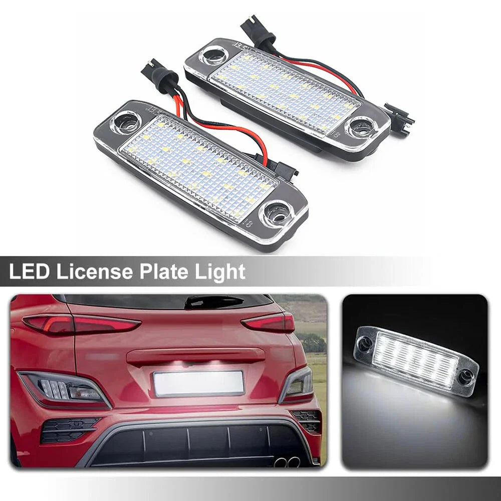 LED License Plate Lights for Hyundai Tucson, Kia Sportage (2010-2015)
