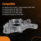 Cast Iron Engine Oil Pump for Mercury Capri 1.6L (1991–1994) F4JZ6600C