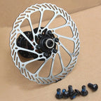 160mm Bike Disc Brake Rotor +6 Stainless Steel Bolts for Bicycle