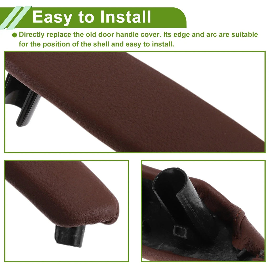 Door Panel Handle Trim Cover for BMW X5 (2008-2013) Reddish Brown