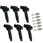 6X Ignition Coil & 6X Spark Plug for Toyota Sienna (2001–2006)