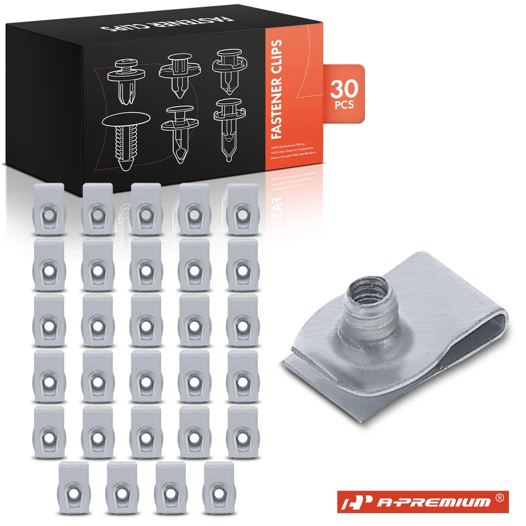 30Pcs Zinc High Mount Lamp Nut for Ford Lincoln