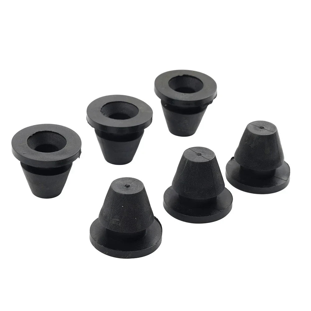 6 x Rubber Side Cover Grommets for Harley Touring Road Electra Glide (2008-2024)